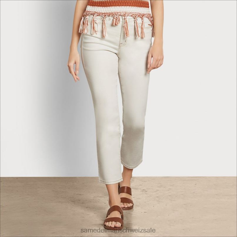 CH Sam Edelman Frauen Jeans mit hohem Bund, schmal und gerade natürlich X2J861169 Bekleidung