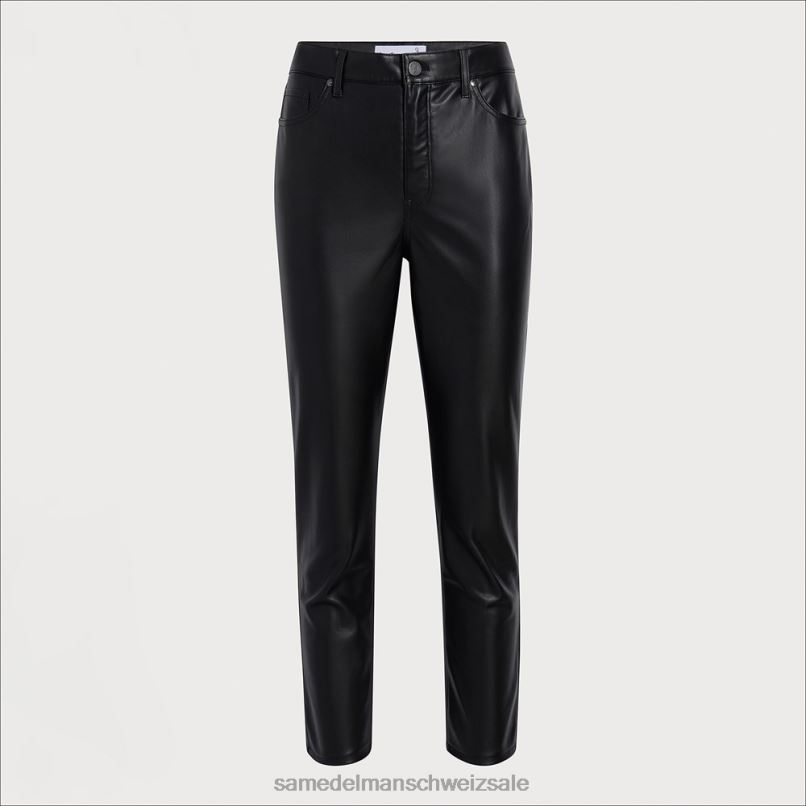CH Sam Edelman Frauen Skinny-Knöchelhose mit hohem Bund Kaskaden-Remix X2J861259 Bekleidung