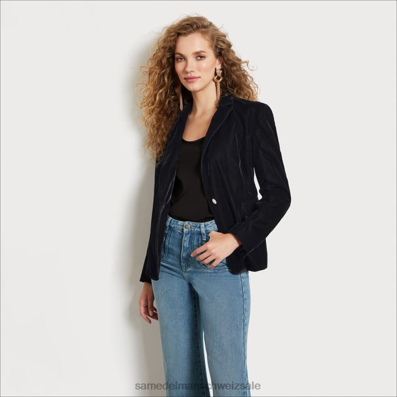CH Sam Edelman Frauen Bri-Blazer Schwarz X2J861295 Bekleidung