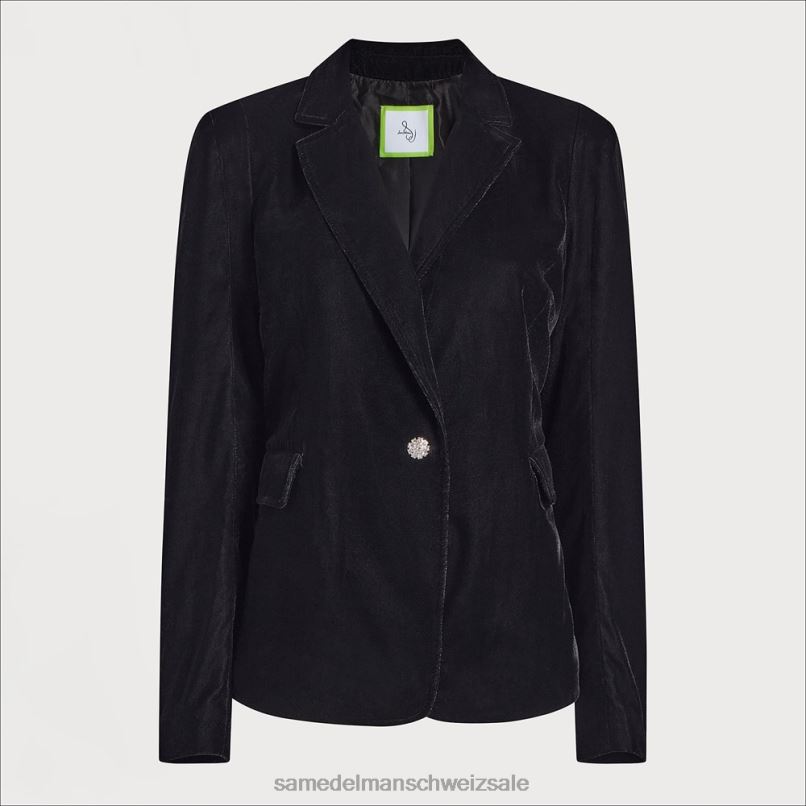 CH Sam Edelman Frauen Bri-Blazer Schwarz X2J861295 Bekleidung