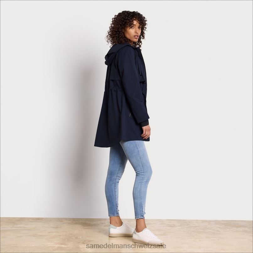 CH Sam Edelman Frauen Regenanorak Marine X2J861137 Bekleidung