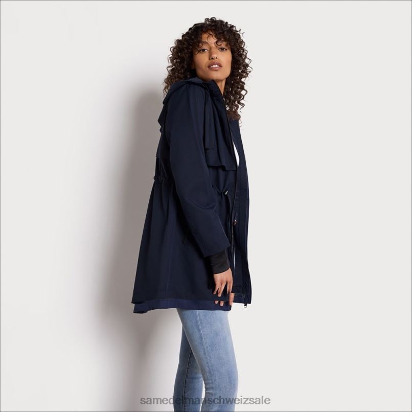 CH Sam Edelman Frauen Regenanorak Marine X2J861137 Bekleidung