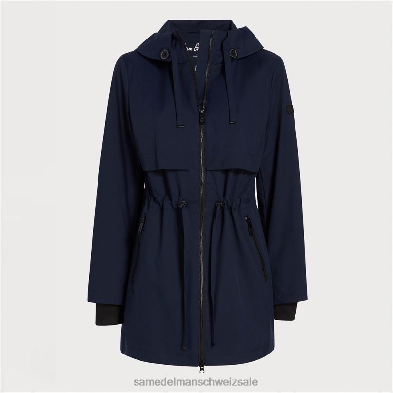 CH Sam Edelman Frauen Regenanorak Marine X2J861137 Bekleidung