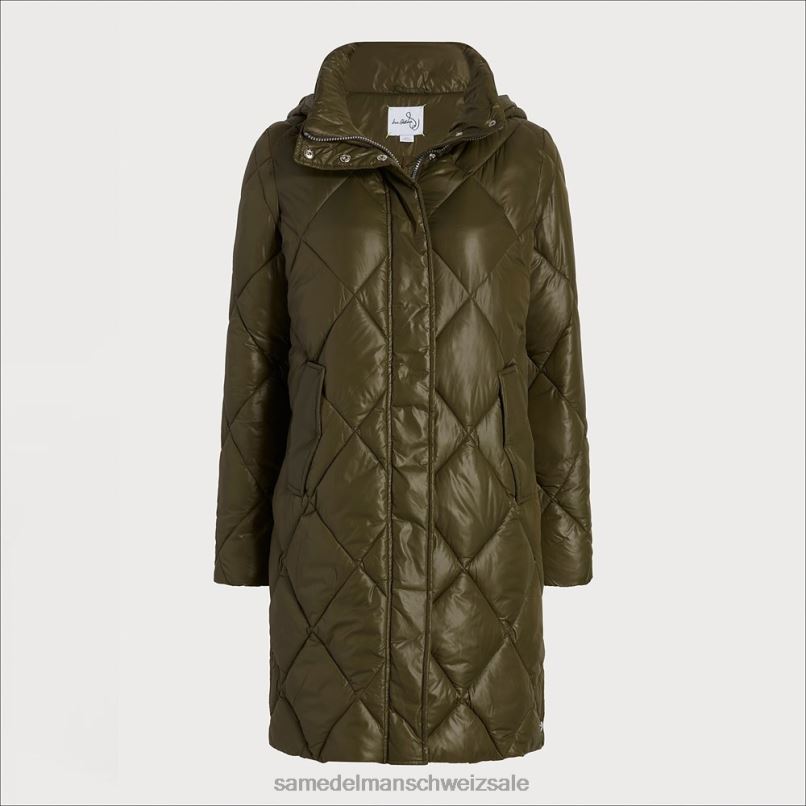 CH Sam Edelman Frauen Steppjacke toskanische Olive X2J861264 Bekleidung