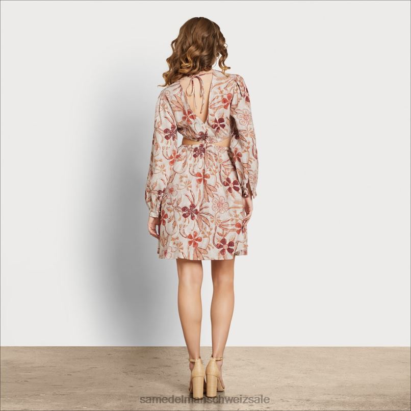 CH Sam Edelman Frauen Emely Mini-Blumenkleid Blumen- X2J861117 Bekleidung