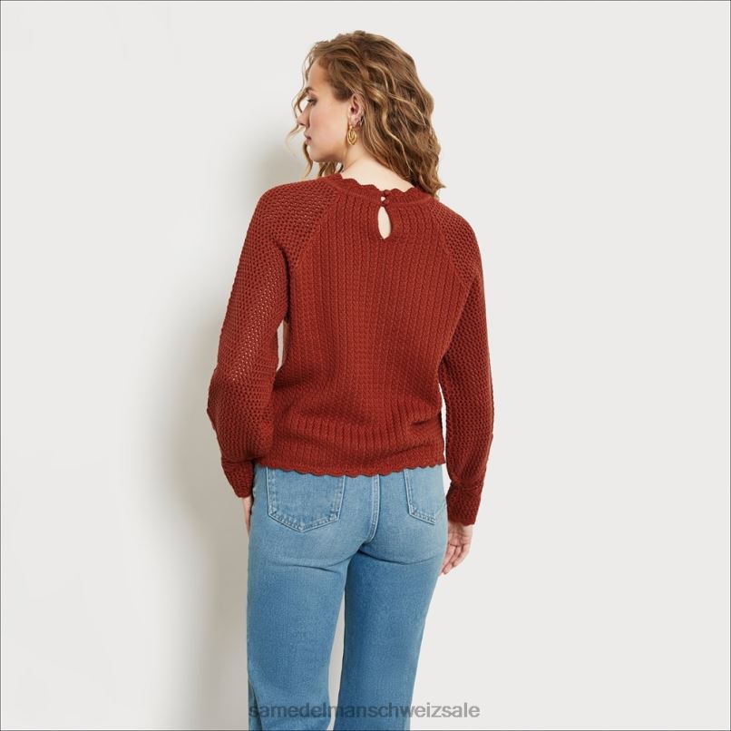 CH Sam Edelman Frauen Aura-Pullover Lebkuchen X2J861231 Bekleidung