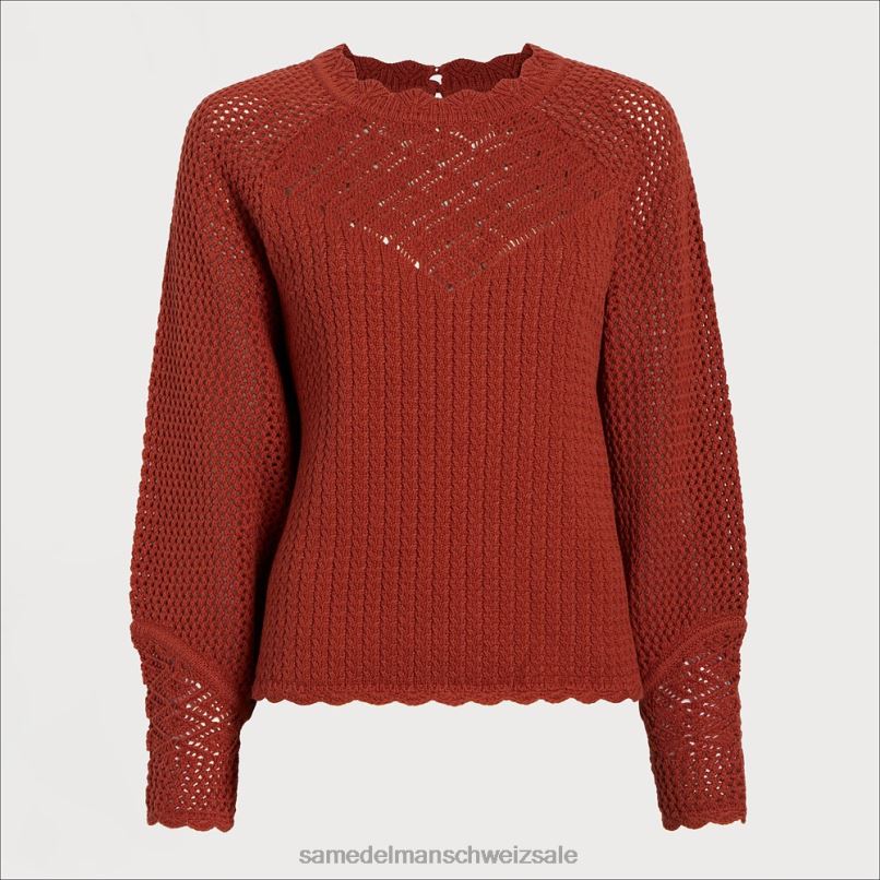 CH Sam Edelman Frauen Aura-Pullover Lebkuchen X2J861231 Bekleidung