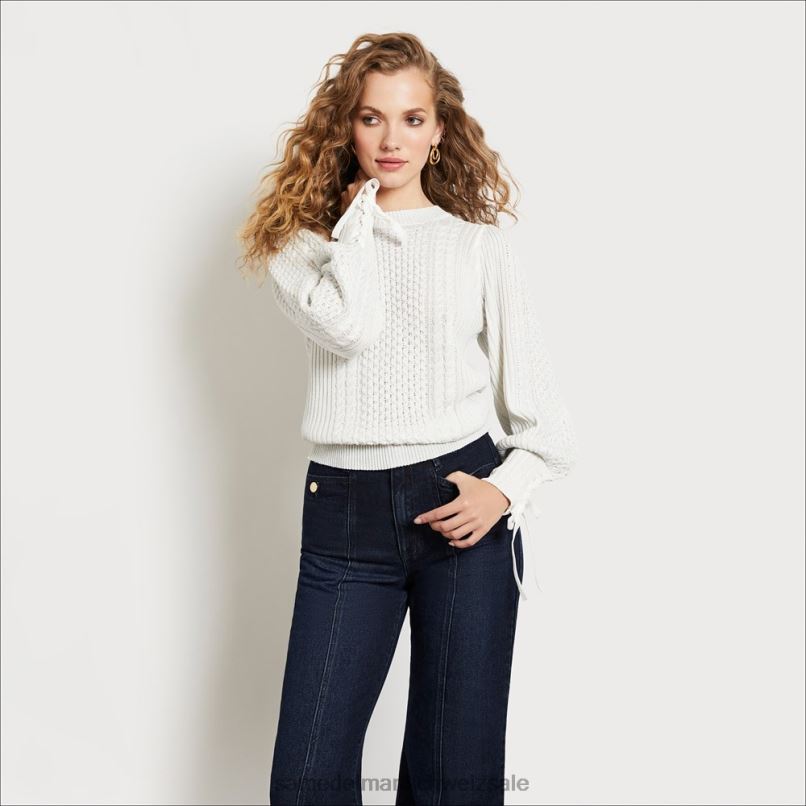 CH Sam Edelman Frauen Fayette-Pullover Gardenienmantel X2J861297 Bekleidung