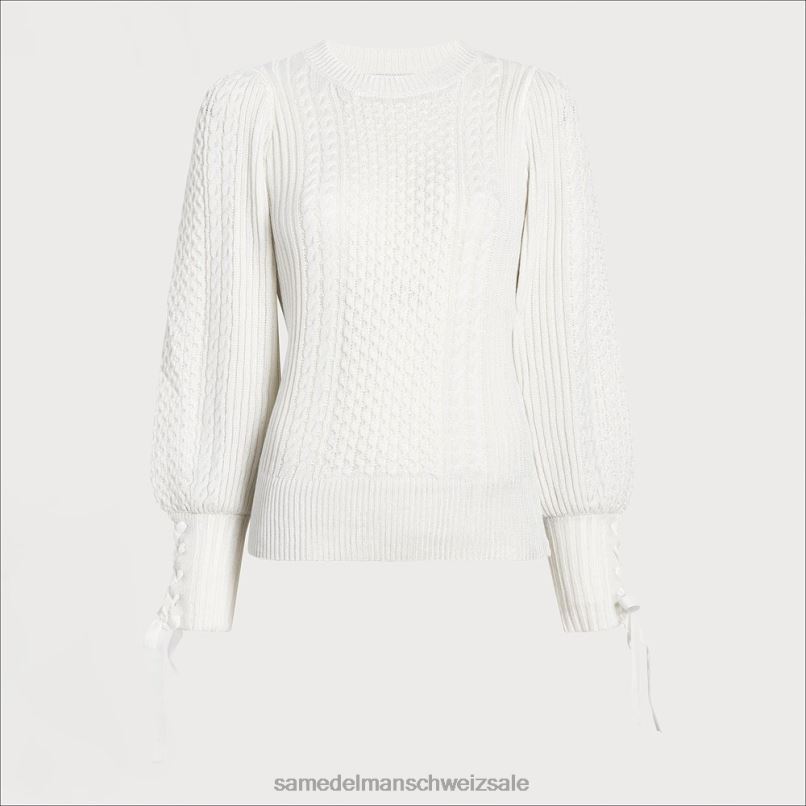 CH Sam Edelman Frauen Fayette-Pullover Gardenienmantel X2J861297 Bekleidung
