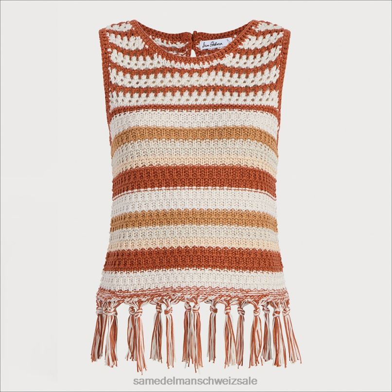 CH Sam Edelman Frauen Fynn Pullover Tank gebrannter Ton X2J861213 Bekleidung