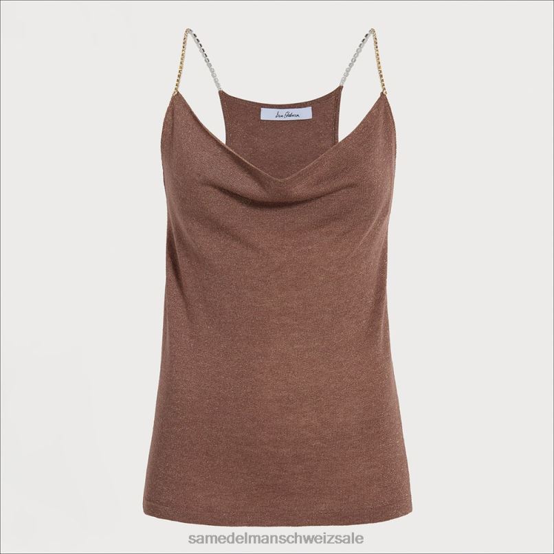 CH Sam Edelman Frauen Irina Strick-Tanktop Sekt X2J861287 Bekleidung
