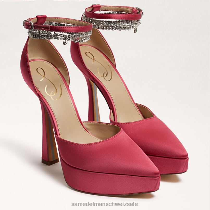 CH Sam Edelman Frauen Andie-Plateau-Absatz Ultra-Fuchsia X2J86762 Schuhwerk
