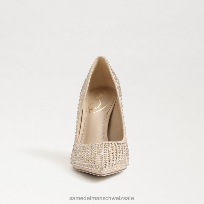 CH Sam Edelman Frauen Antonia Glitzerpumpe Sesam X2J86958 Schuhwerk