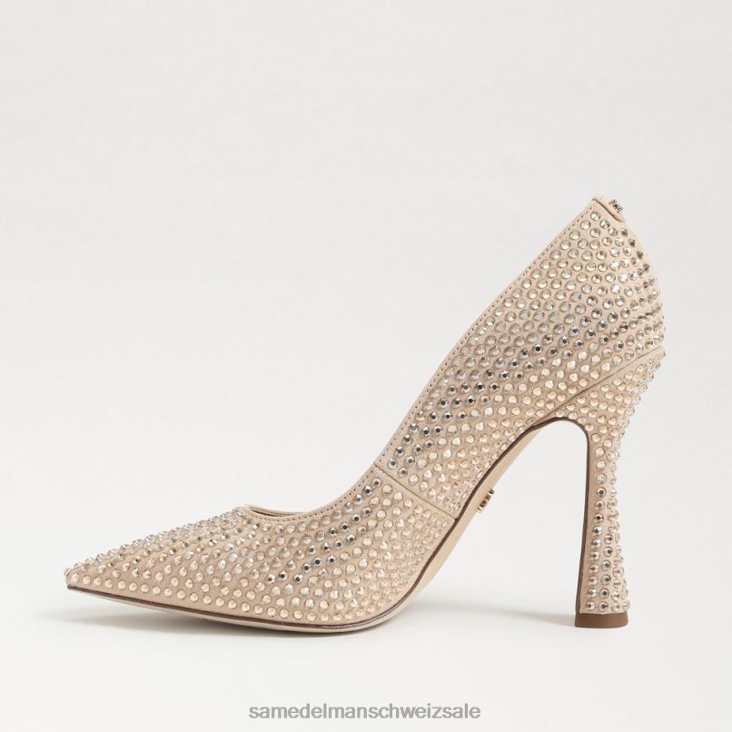 CH Sam Edelman Frauen Antonia Glitzerpumpe Sesam X2J86958 Schuhwerk