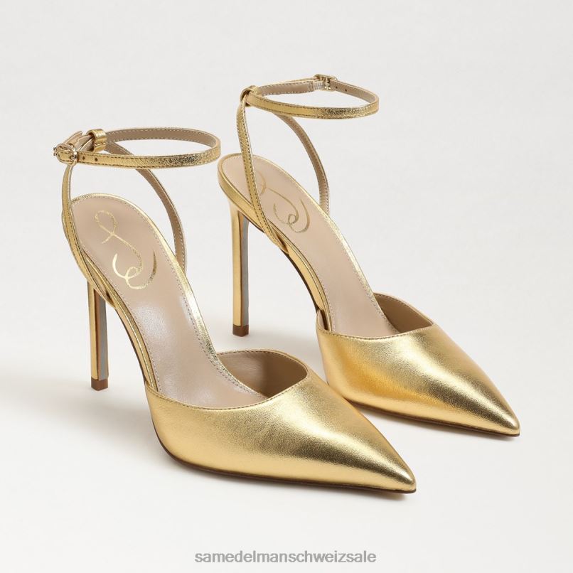 CH Sam Edelman Frauen Avril Slingback-Pumpe Goldmine X2J86733 Schuhwerk