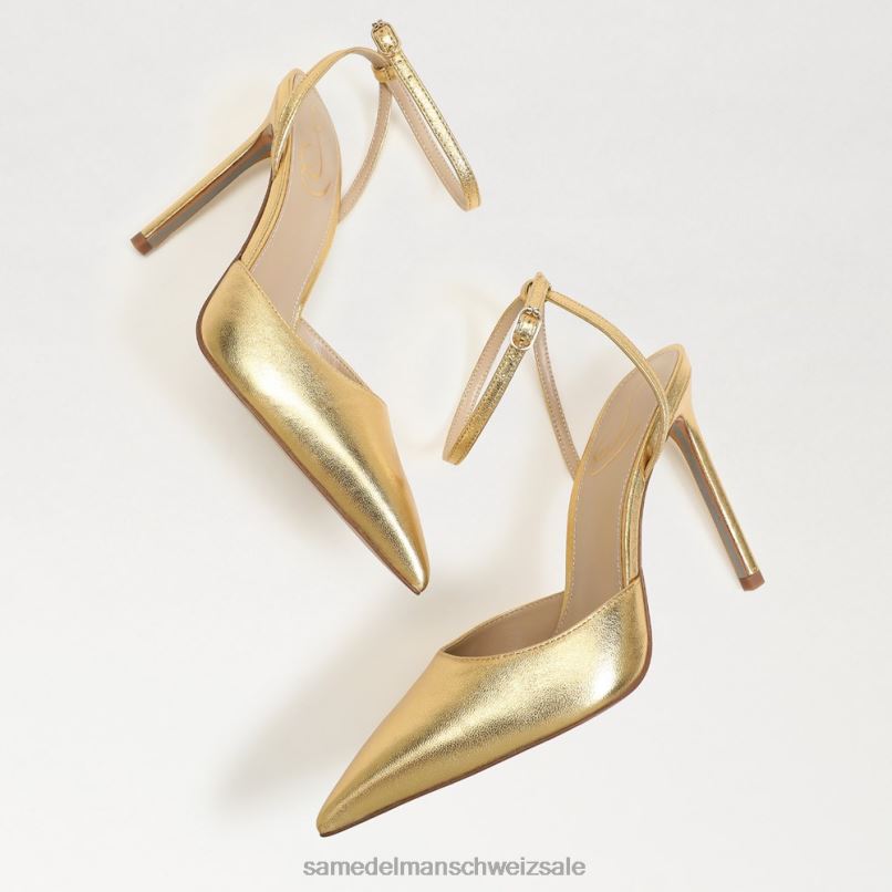 CH Sam Edelman Frauen Avril Slingback-Pumpe Goldmine X2J86733 Schuhwerk