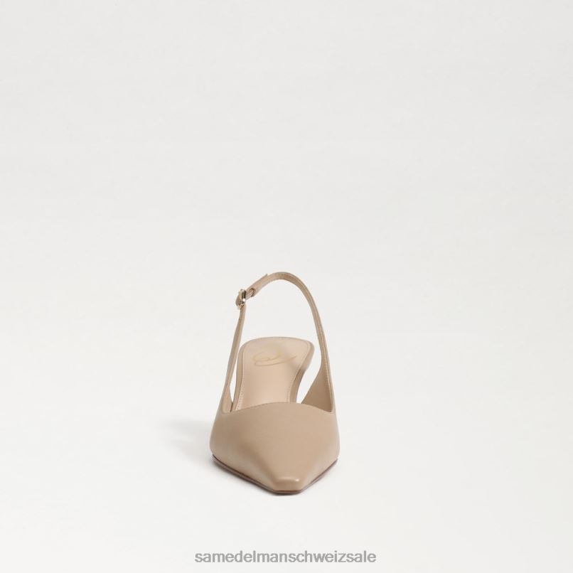 CH Sam Edelman Frauen Bianka Slingback-Pumpe Beige X2J8691 Schuhwerk