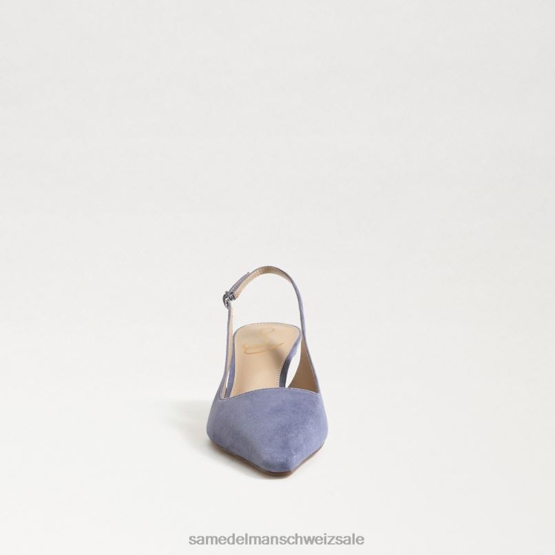 CH Sam Edelman Frauen Bianka Slingback-Pumpe staubiges violettes Wildleder X2J8696 Schuhwerk