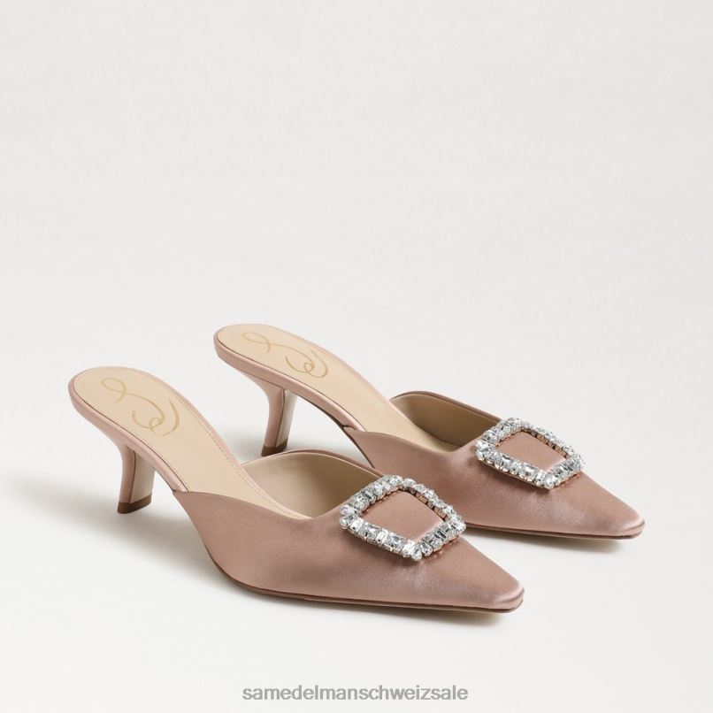 CH Sam Edelman Frauen Brit-Kitten-Heel-Mule weiche Praline X2J86432 Schuhwerk