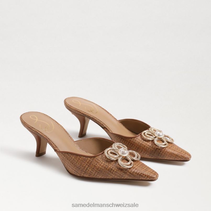 CH Sam Edelman Frauen Brit Tour Kitten Heel cuoio X2J86586 Schuhwerk