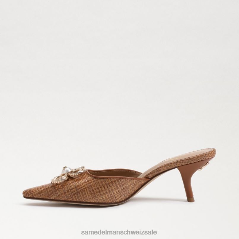 CH Sam Edelman Frauen Brit Tour Kitten Heel cuoio X2J86586 Schuhwerk