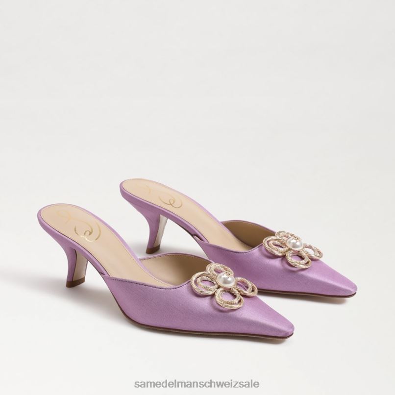 CH Sam Edelman Frauen Brit Tour Kitten Heel lila Dunst X2J86587 Schuhwerk