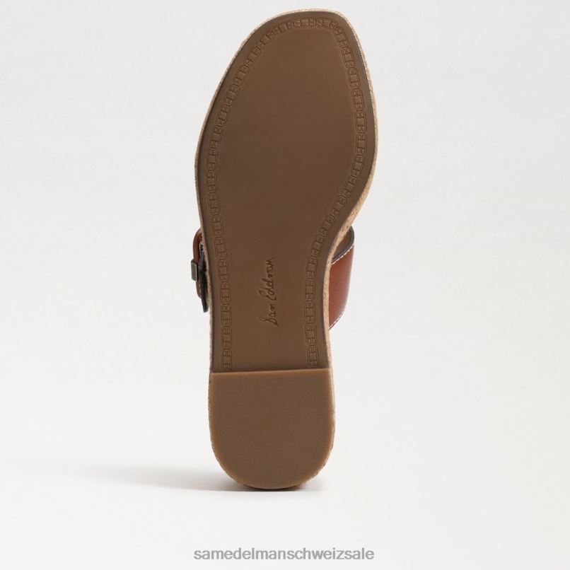 CH Sam Edelman Frauen Carson Espadrille-Keilsandale reichhaltiger Cognac X2J86353 Schuhwerk