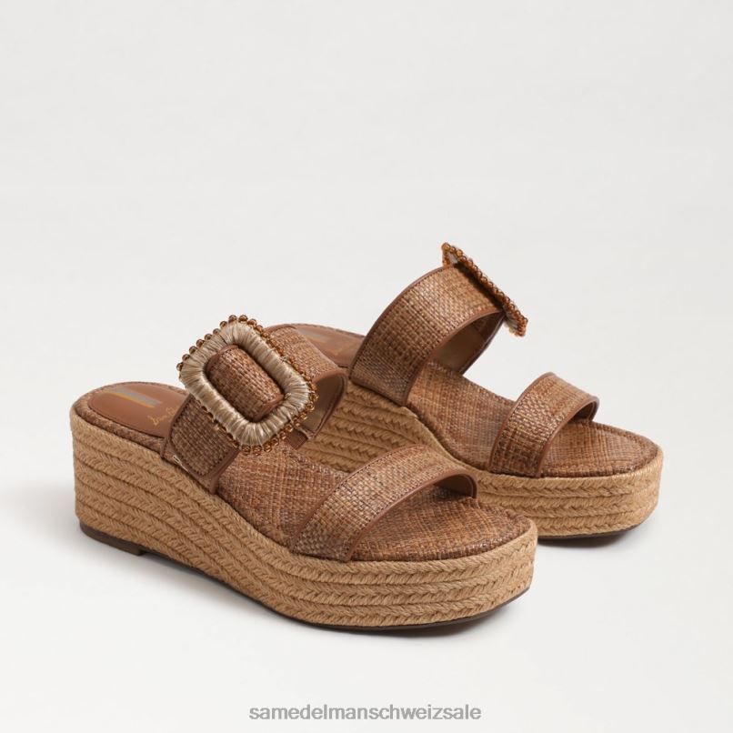 CH Sam Edelman Frauen Chase Espadrille-Keilsandale cuoio X2J86199 Schuhwerk