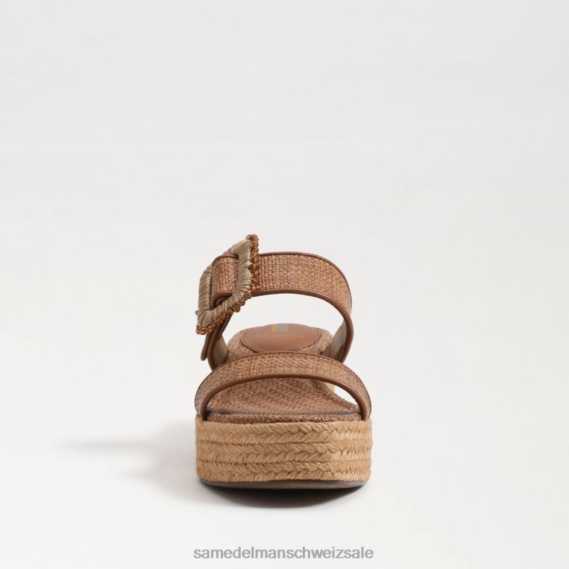 CH Sam Edelman Frauen Chase Espadrille-Keilsandale cuoio X2J86199 Schuhwerk