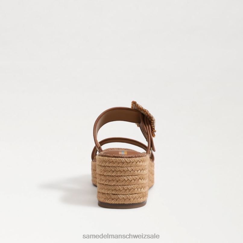 CH Sam Edelman Frauen Chase Espadrille-Keilsandale cuoio X2J86199 Schuhwerk