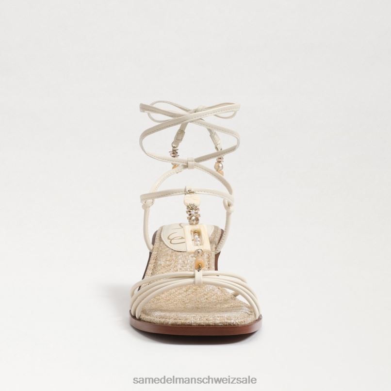 CH Sam Edelman Frauen Dacie Riemchensandale mit Kätzchenabsatz modernes Elfenbein X2J86621 Schuhwerk