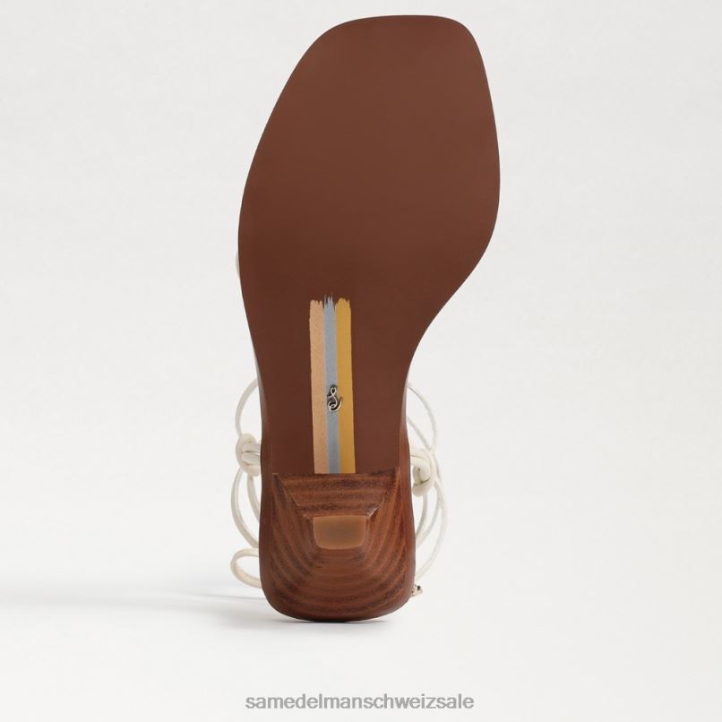 CH Sam Edelman Frauen Dacie Riemchensandale mit Kätzchenabsatz modernes Elfenbein X2J86621 Schuhwerk