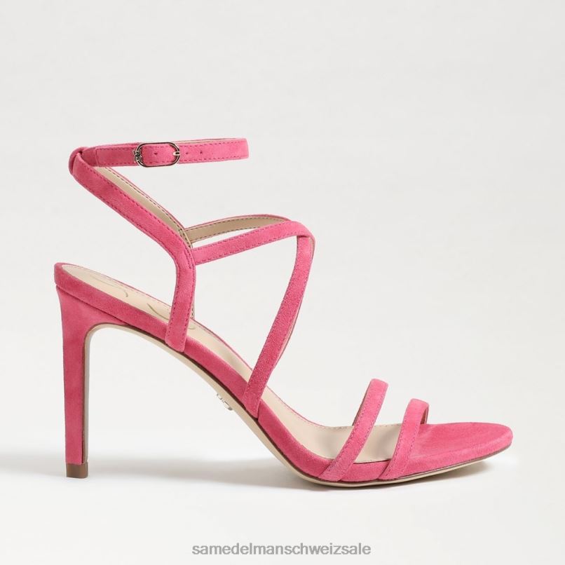 CH Sam Edelman Frauen Delanie Riemchenabsatz Azaleenrosa X2J86647 Schuhwerk