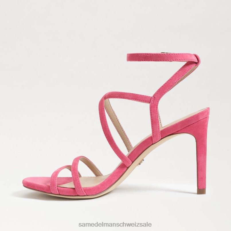 CH Sam Edelman Frauen Delanie Riemchenabsatz Azaleenrosa X2J86647 Schuhwerk