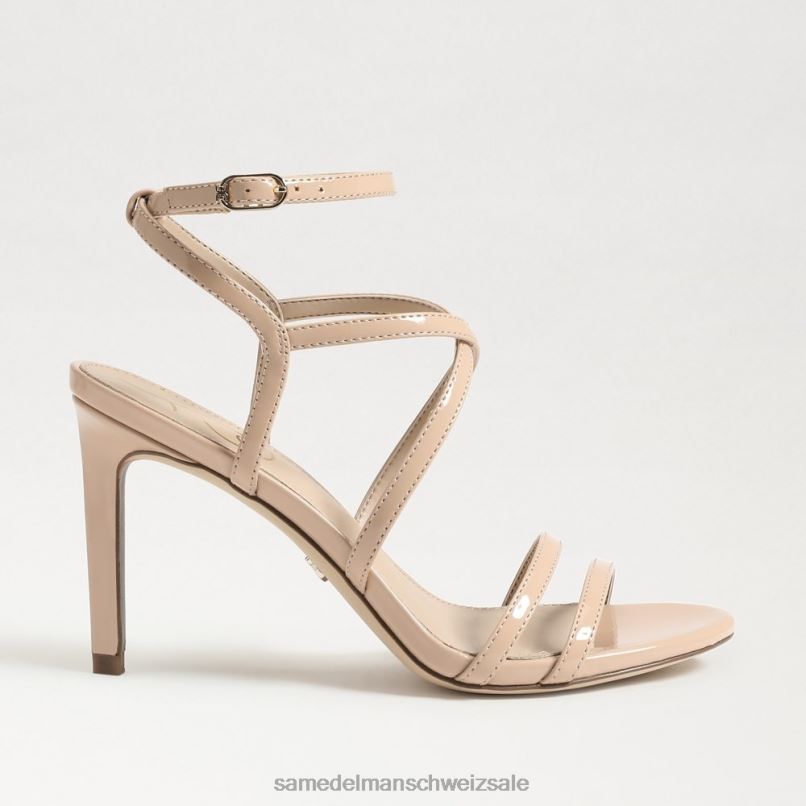 CH Sam Edelman Frauen Delanie Riemchenabsatz Beige Rouge X2J86649 Schuhwerk