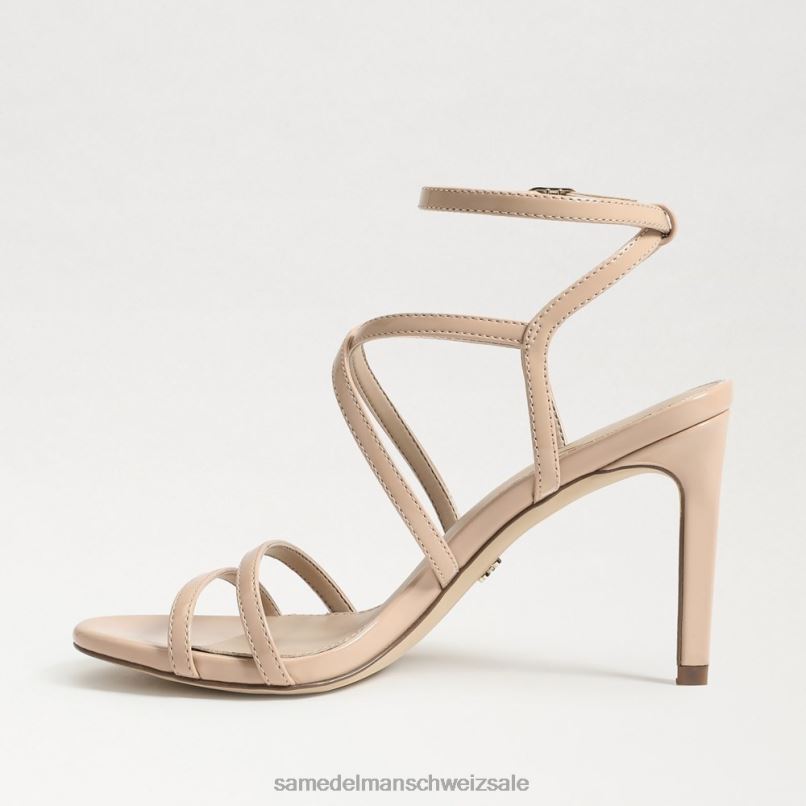 CH Sam Edelman Frauen Delanie Riemchenabsatz Beige Rouge X2J86649 Schuhwerk