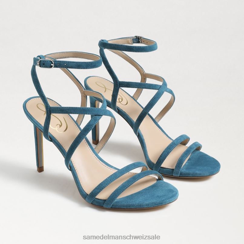 CH Sam Edelman Frauen Delanie Riemchenabsatz wildes Indigo X2J86652 Schuhwerk