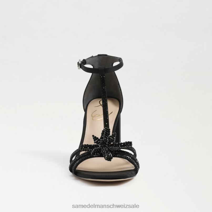 CH Sam Edelman Frauen Donnie-Sandale mit Blockabsatz Schwarz X2J86691 Schuhwerk
