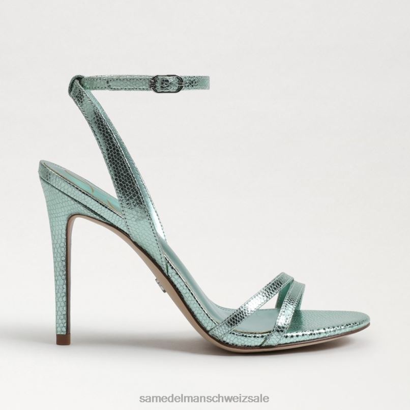 CH Sam Edelman Frauen Gemmie-Knöchelriemenabsatz Meeresgrün X2J86675 Schuhwerk