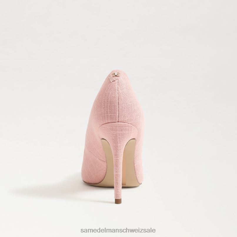 CH Sam Edelman Frauen Harriett-Perlen-Absatz mit spitzer Zehenpartie Korallenpfirsich X2J86585 Schuhwerk