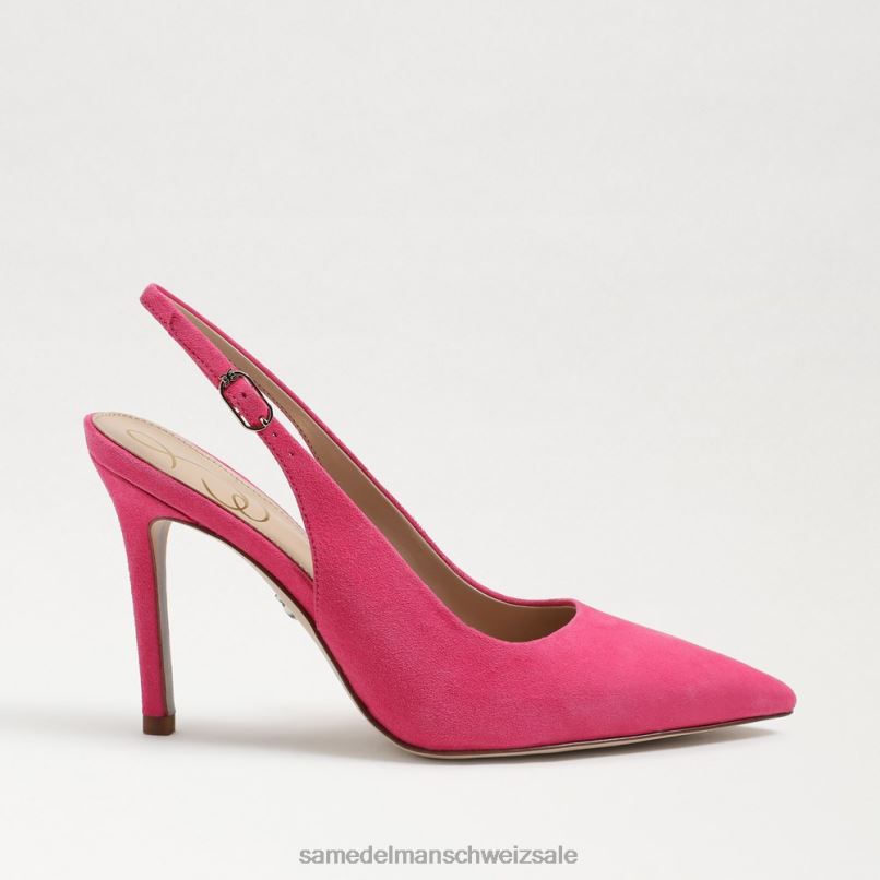 CH Sam Edelman Frauen Haselnussbraune Slingback-Pumps Delilah Pink X2J86667 Schuhwerk