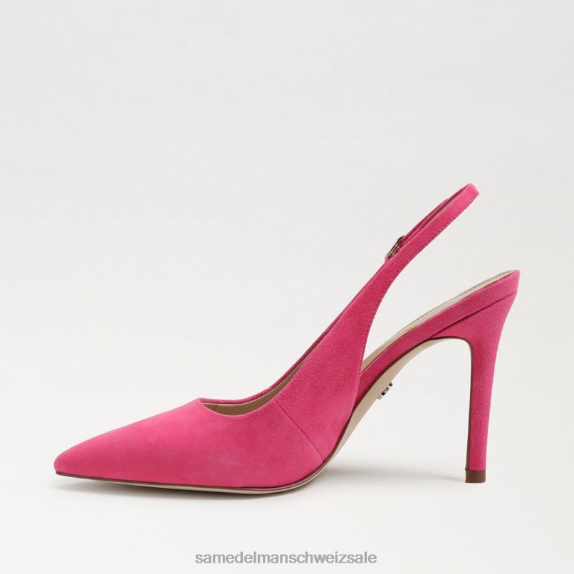 CH Sam Edelman Frauen Haselnussbraune Slingback-Pumps Delilah Pink X2J86667 Schuhwerk