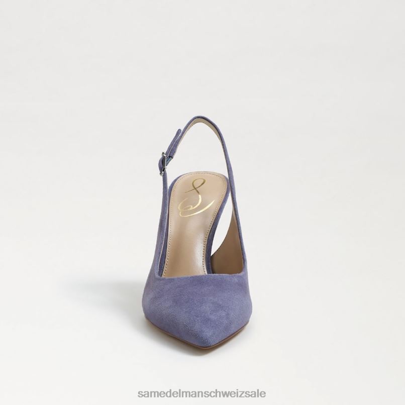 CH Sam Edelman Frauen Haselnussbraune Slingback-Pumps staubiges Violett X2J86666 Schuhwerk