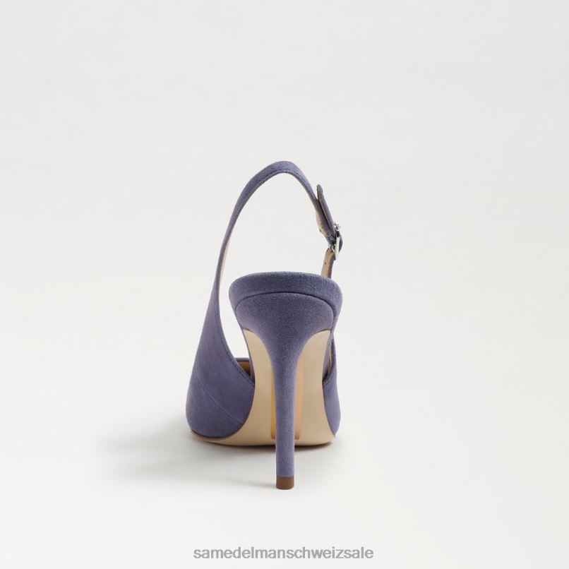 CH Sam Edelman Frauen Haselnussbraune Slingback-Pumps staubiges Violett X2J86666 Schuhwerk