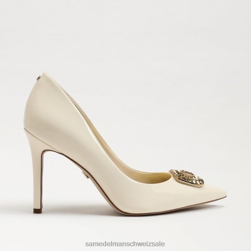 CH Sam Edelman Frauen Haselnussbrauner, strahlender spitzer Zehenabsatz Porzellan X2J86657 Schuhwerk