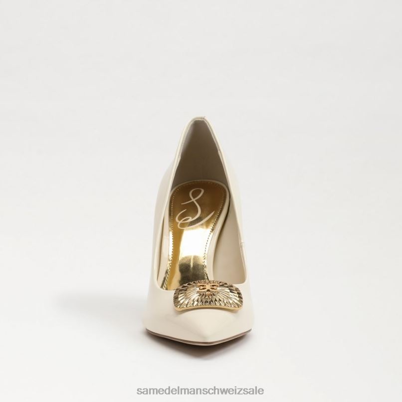 CH Sam Edelman Frauen Haselnussbrauner, strahlender spitzer Zehenabsatz Porzellan X2J86657 Schuhwerk