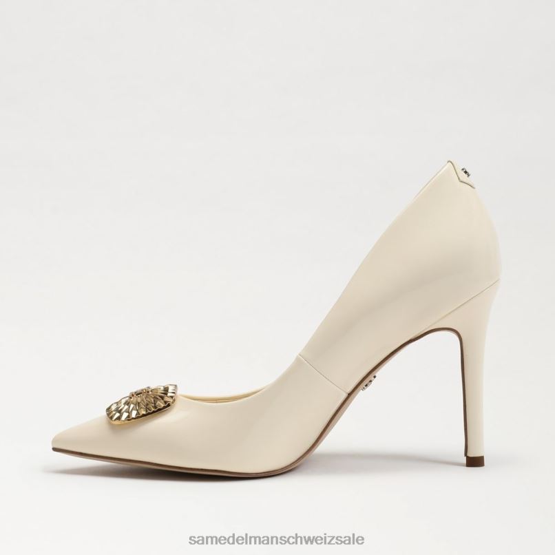CH Sam Edelman Frauen Haselnussbrauner, strahlender spitzer Zehenabsatz Porzellan X2J86657 Schuhwerk
