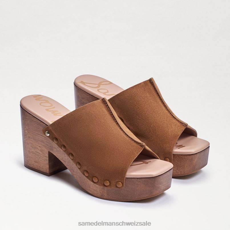 CH Sam Edelman Frauen Josselyn Maultier Whiskey-Wildleder X2J86641 Schuhwerk