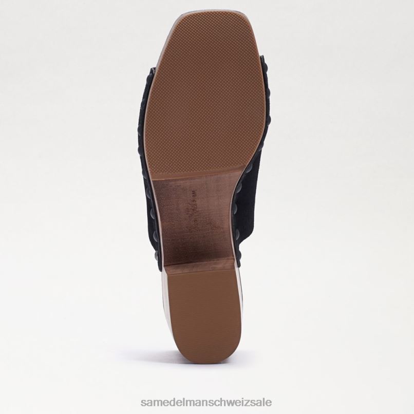CH Sam Edelman Frauen Josselyn Maultier schwarzes Wildleder X2J86640 Schuhwerk
