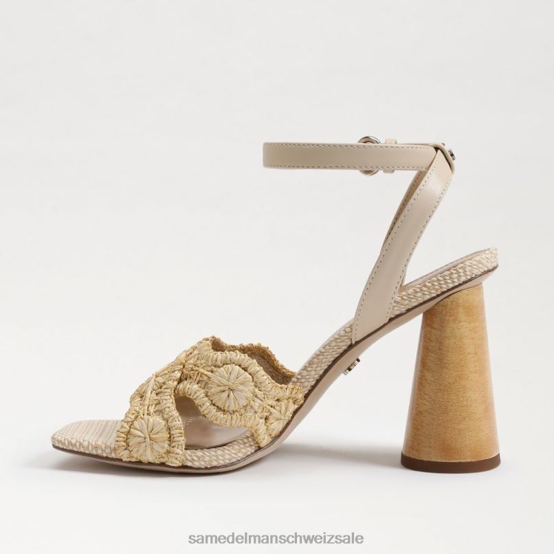 CH Sam Edelman Frauen Kacie Blockabsatz Natur-/Sommersand X2J86706 Schuhwerk